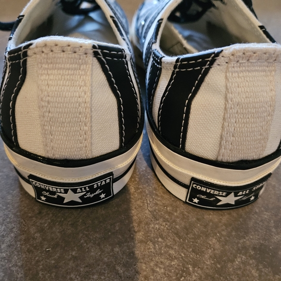 Converse Low Top Chuck Taylor All Star Black and White Stripes Women's Size 9.5 - Picture 10 of 10